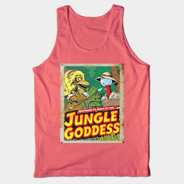 Mystery Science Rusty Barn Sign 3000 - Jungle Goddess Tank Top by Starbase79